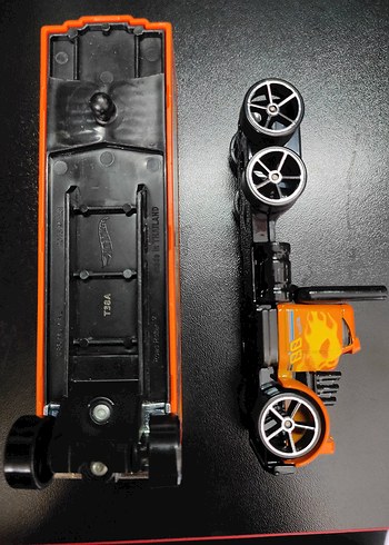 Turuncu Hot Wheels Oyuncak Kamyon - Görsel 6