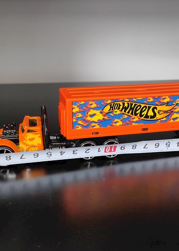 Turuncu Hot Wheels Oyuncak Kamyon - Görsel 5