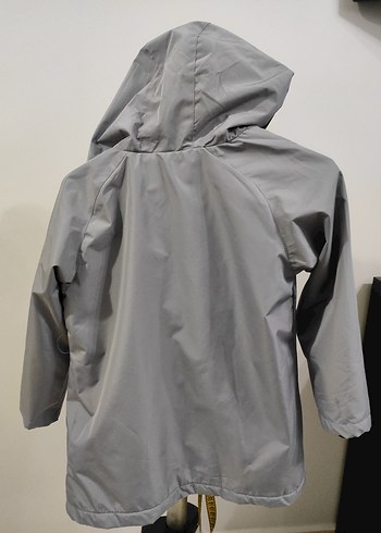 Gri Erkek Çocuk Yağmurluk ceket - Görsel 2