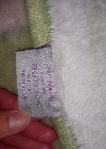 Yeşil Bebek Battaniyesi - Görsel 3