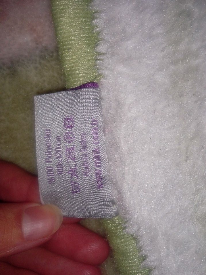 Yeşil Bebek Battaniyesi - Görsel 3