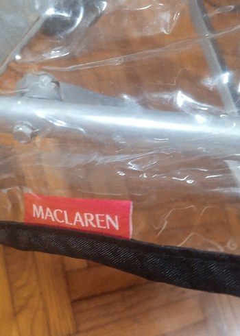 Pembe Maclaren Bebek Arabası Gri Detaylı - Görsel 5