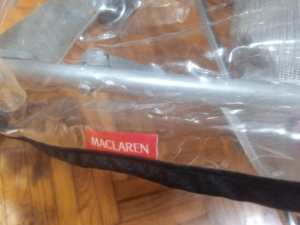 Pembe Maclaren Bebek Arabası Gri Detaylı - Görsel 5