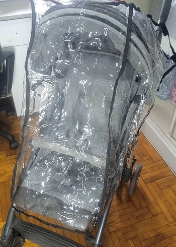 Gri Chicco Bebek Arabası - Görsel 3