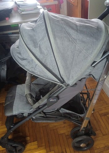 Gri Chicco Bebek Arabası - Görsel 2