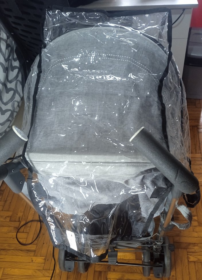 Gri Chicco Bebek Arabası - Görsel 4