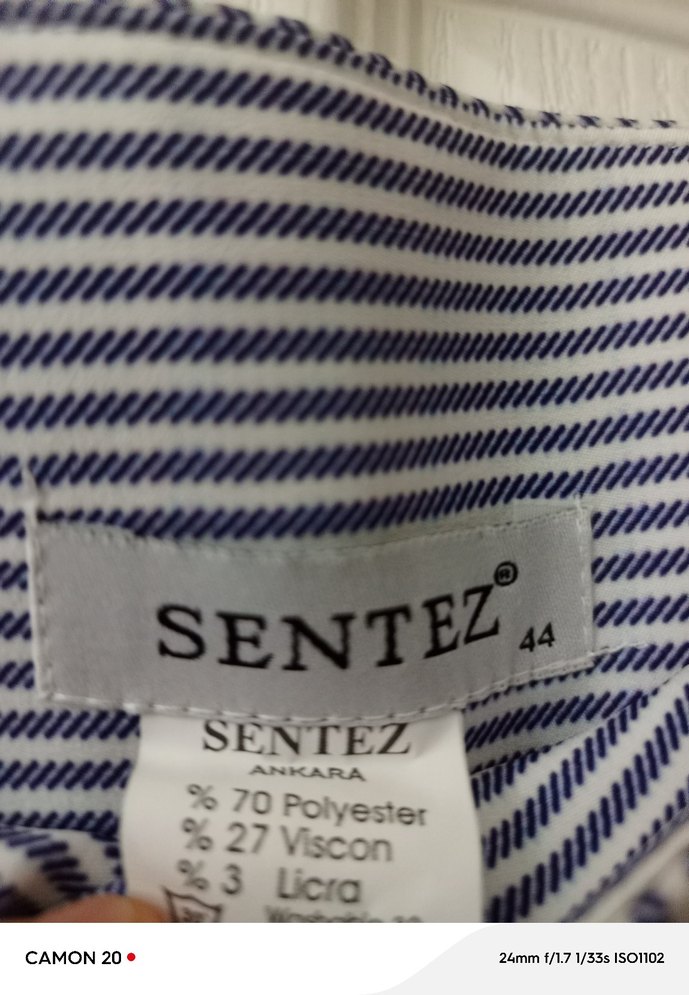 Düğmeli Uzun Desenli Kadın Etek - Görsel 2