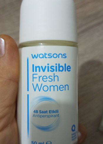 Watsons Invisible Fresh Kadın Roll-On Antiperspirant - Görsel 3