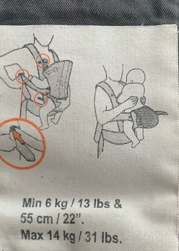 Babybjörn ergonomik kanguru - Görsel 8