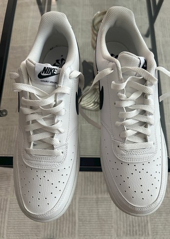 Nike Beyaz Bağcıklı Erkek Spor Ayakkabı