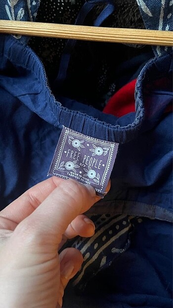 m Beden lacivert Renk Free people keten bluz