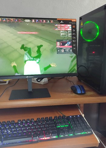 23.8 inç Siyah Monitör OYUNCU MAKİNE DDR 4 - Görsel 5