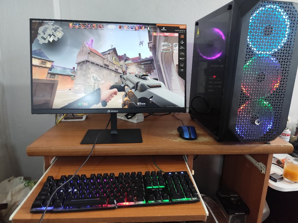 23.8 inç Siyah Monitör OYUNCU MAKİNE DDR 4 - Görsel 3