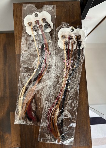 Bohem Çok Renkli Püsküllü Saç Aksesuarı - Görsel 2