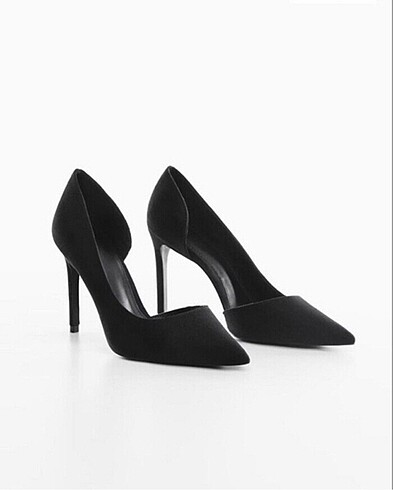 Mango asimetrik stiletto siyah