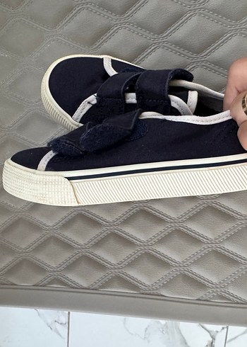 Mavi Gri Erkek Çocuk Spor Ayakkabı Velcro - Görsel 4