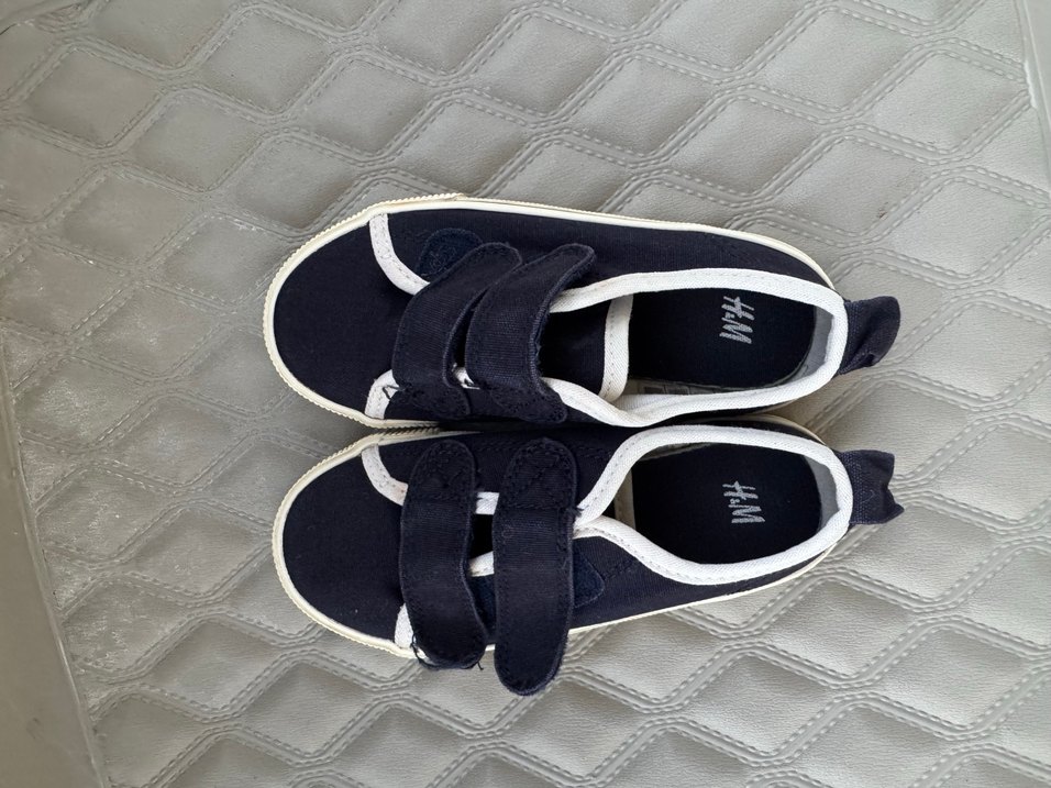 Mavi Gri Erkek Çocuk Spor Ayakkabı Velcro - Görsel 2