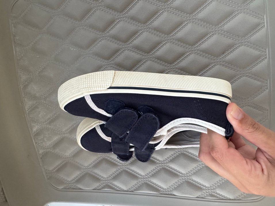 Mavi Gri Erkek Çocuk Spor Ayakkabı Velcro - Görsel 3