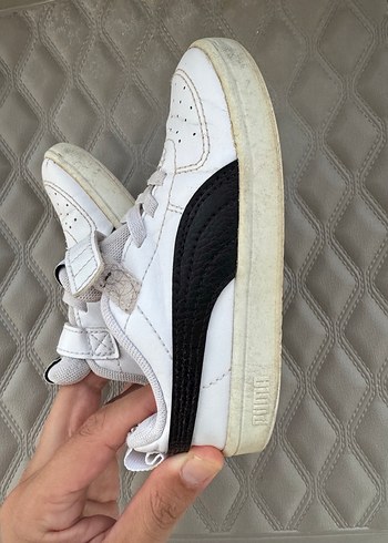 Gri Detaylı Beyaz Erkek Çocuk Spor Ayakkabı - Görsel 2