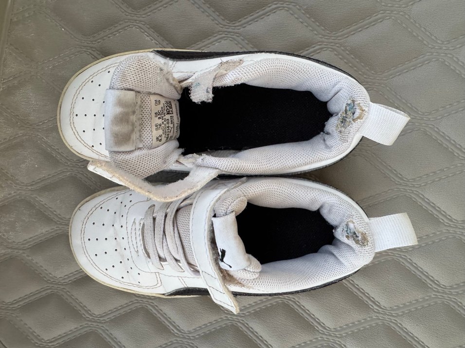 Gri Detaylı Beyaz Erkek Çocuk Spor Ayakkabı - Görsel 3