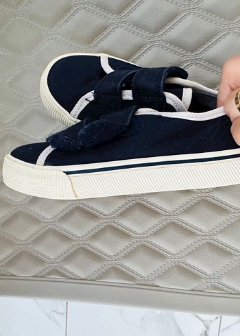 Lacivert Erkek Çocuk Spor Ayakkabı Velcro - Görsel 4