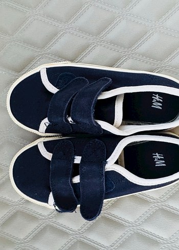 Lacivert Erkek Çocuk Spor Ayakkabı Velcro - Görsel 2