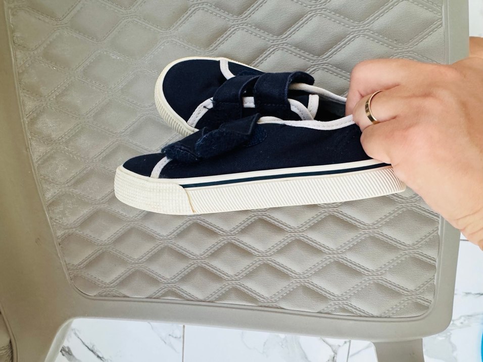 Lacivert Erkek Çocuk Spor Ayakkabı Velcro - Görsel 4