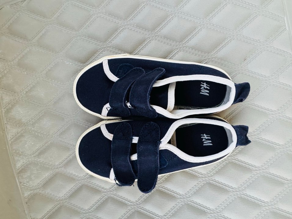 Lacivert Erkek Çocuk Spor Ayakkabı Velcro - Görsel 2