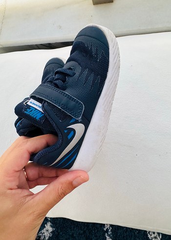 Erkek Çocuk Lacivert Cırtcırtlı Spor Ayakkabı - Görsel 2