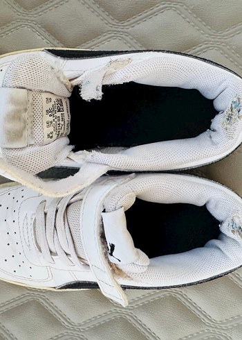 Erkek Çocuk Beyaz Cırtcırtlı Spor Ayakkabı - Görsel 4