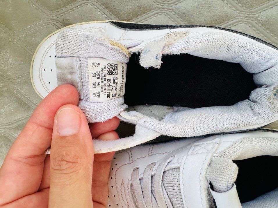 Erkek Çocuk Beyaz Cırtcırtlı Spor Ayakkabı - Görsel 3