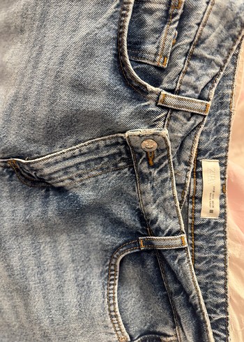 Buz mavisi zara z09 straight jean - Görsel 4