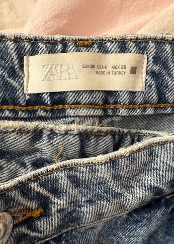 Buz mavisi zara z09 straight jean - Görsel 5