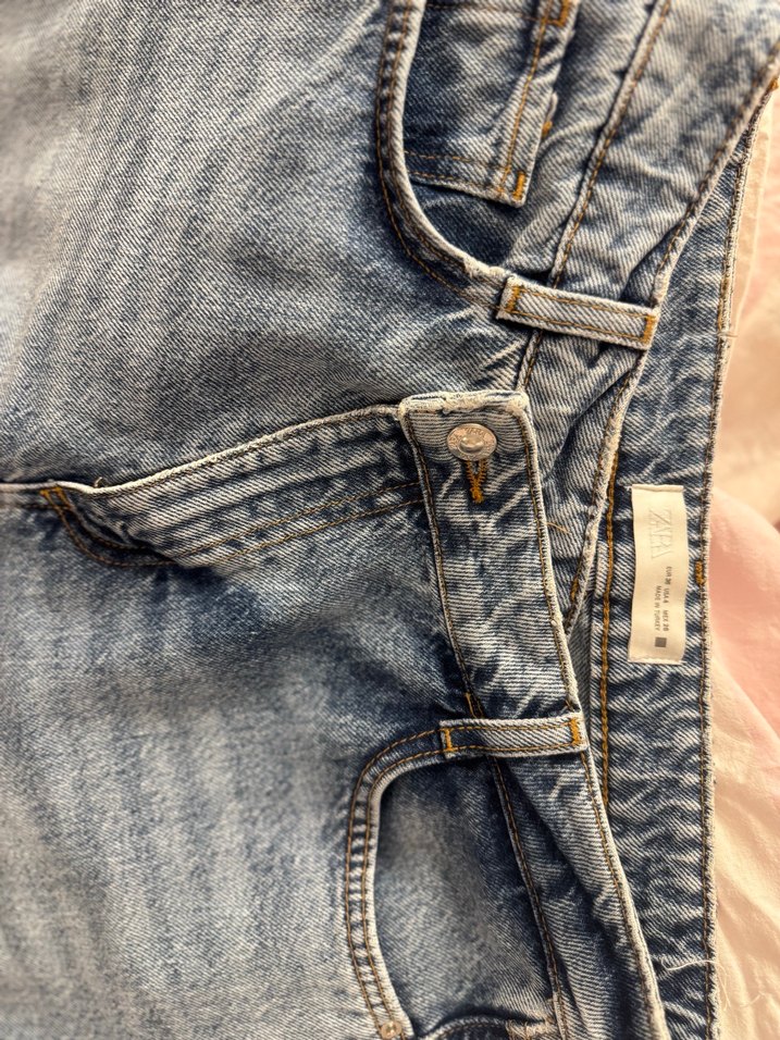 Buz mavisi zara z09 straight jean - Görsel 4