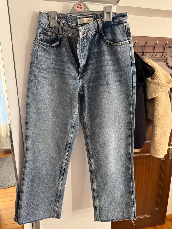 Buz mavisi zara z09 straight jean - Görsel 2