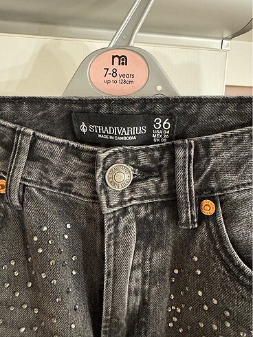 Stradivarius Stradivarius Taşlı Jean