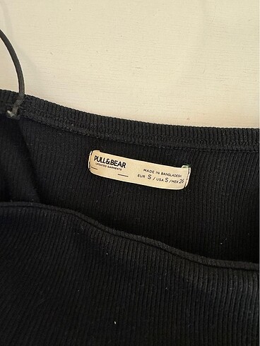 s Beden Pull&Bear İp askılı mini elbise
