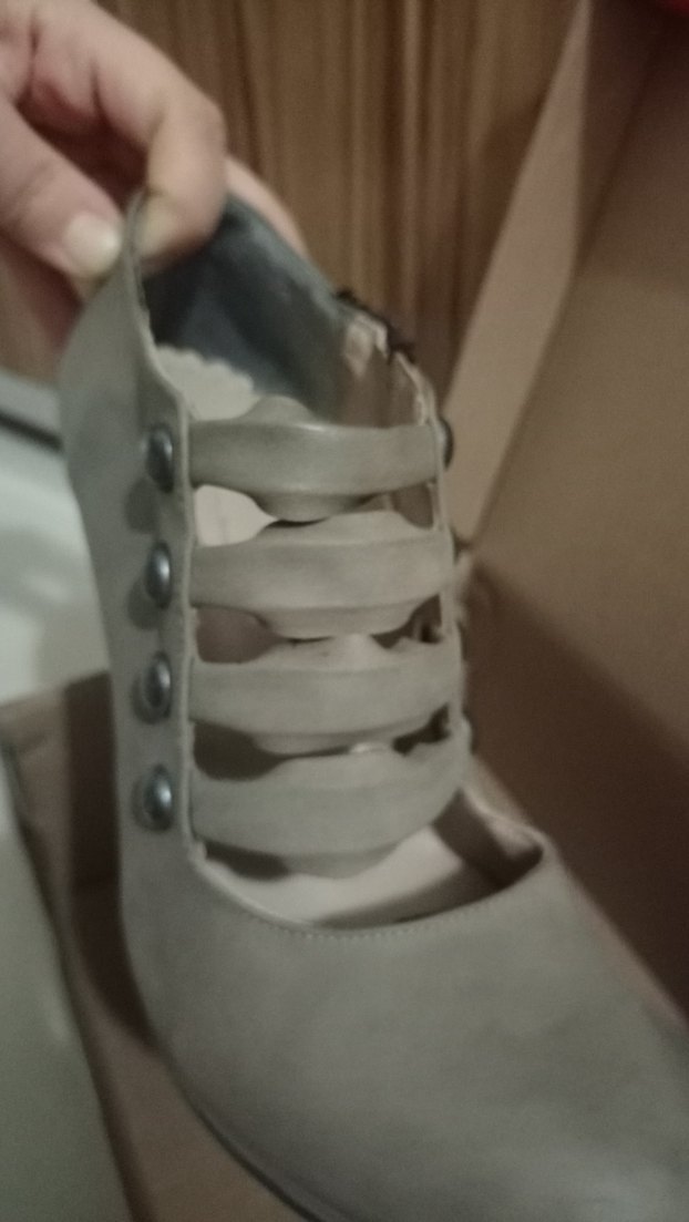 Düğmeli Kadın Topuklu Ayakkabı - Görsel 4