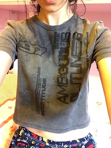 Defacto grunge crop top