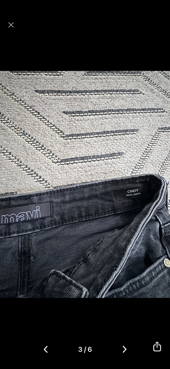 mavi cindy kot pantolon - Görsel 3
