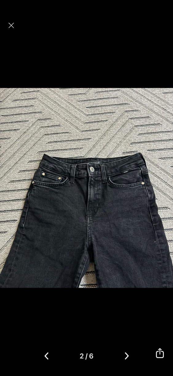 mavi cindy kot pantolon - Görsel 2