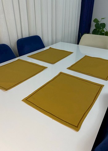 Sarı Desenli Masa Örtüsü - Görsel 2