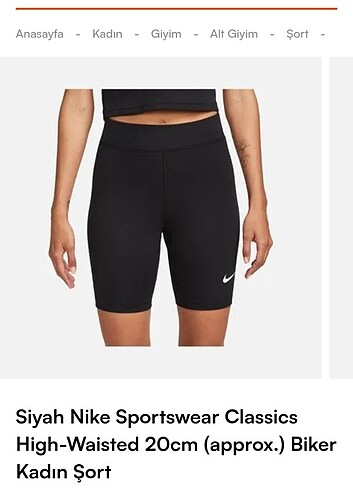 Kısa tayt Nike 