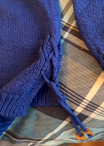 Lacivert Kadın Triko Kazak - Görsel 2