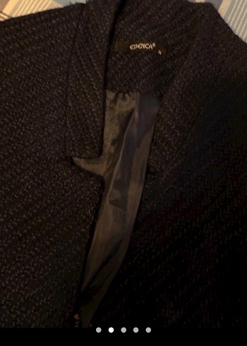 Fermuarlı Siyah Kadın Ceket - Görsel 3