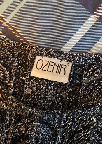 Gri Örgü Kadın Kazak - Görsel 3