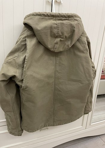 Pull&Bear Etkek Kapüşonlu Mont - Görsel 8