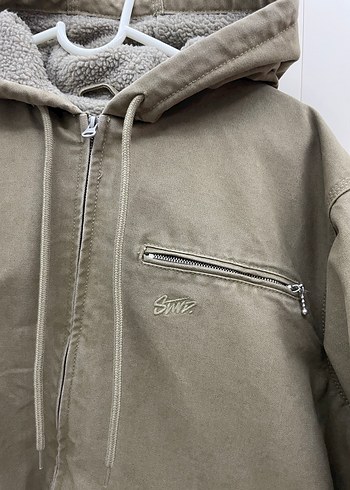 Pull&Bear Etkek Kapüşonlu Mont - Görsel 5