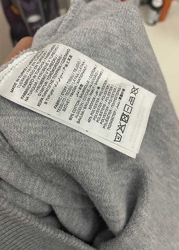 GANT Gri Yarım Fermuarlı Yak Erkek Sweatshirt - Görsel 7