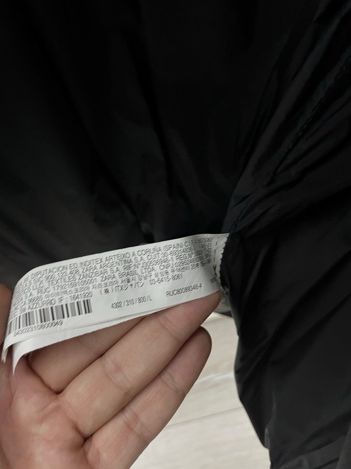 Zara Siyah Fermuarlı Erkek Şişme Yelek - Görsel 5